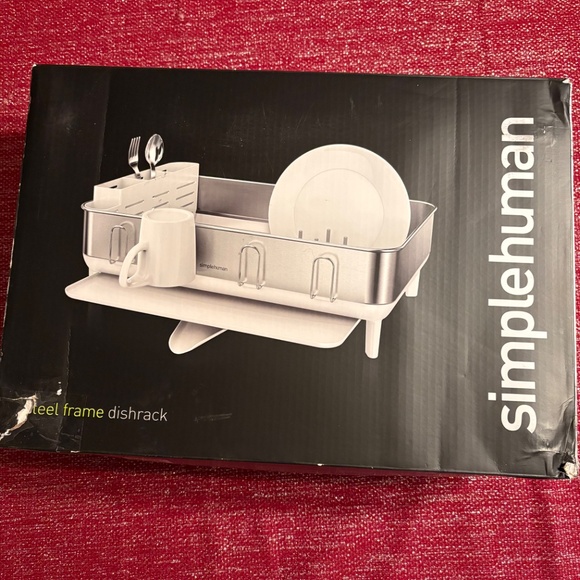 Simple Human Steel Frame Dish Rack - Picture 4 of 6